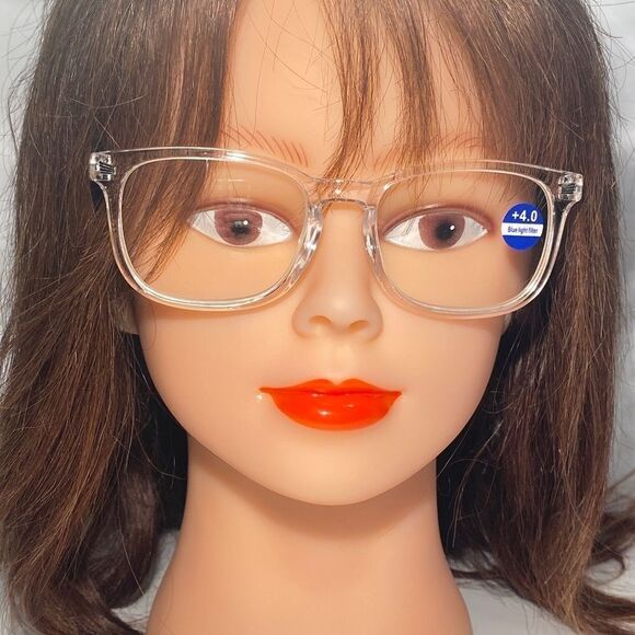 1136 Colette 4.0 Clear Reading Glasses Soft Butterfly Style Readers NWT - Picture 1 of 9